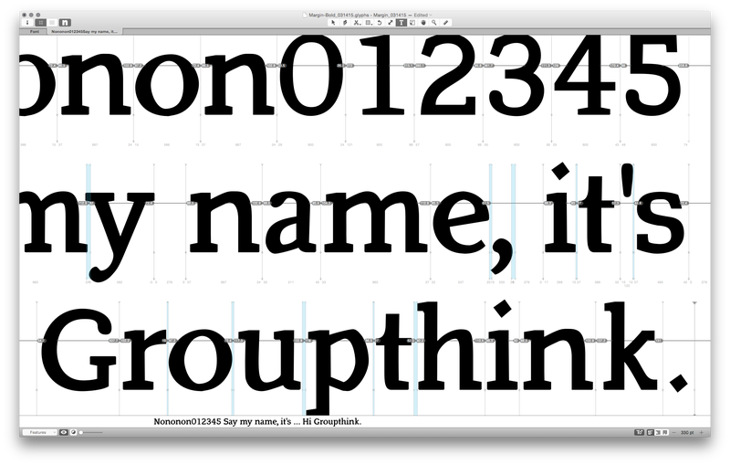 Illustration for article titled It's the middle of the night and I'm working on my typeface, as I do.